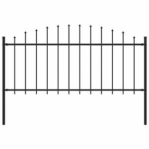 vidaXL Puutarha-aita Woerden keih&auml;sk&auml;rkinen ter&auml;s 170x75 cm musta