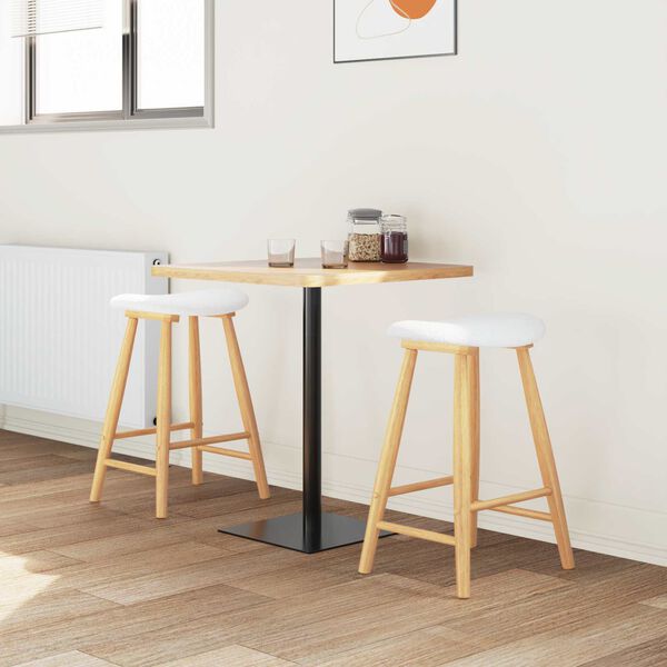 vidaXL Ruokatuolit 2 pcs Luonnollinen 46 x 37 x 63 cm