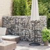 vidaXL Gabion/kivikori kansilla galvanoitu vaijeri 150x100x30 cm