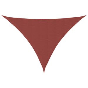 vidaXL Aurinkopurje Oxford-kangas kolmio 2,5x2,5x3,5 m terrakotta