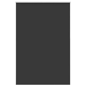 vidaXL Rullaverho Blackout Musta 145x230 cm Kankaan leveys 141,6 cm