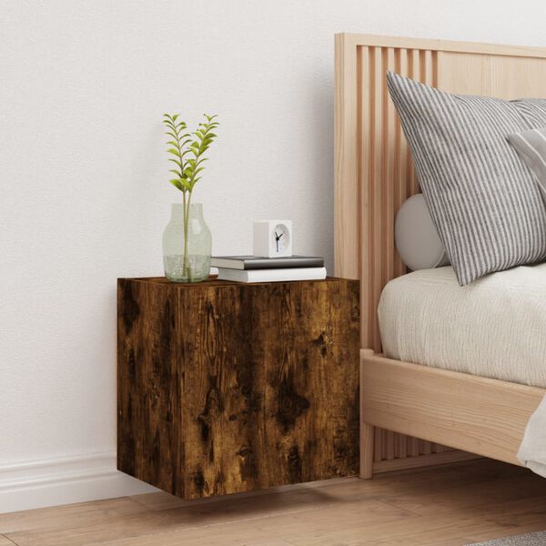 vidaXL TV-sein&auml;kaappi savutammi 40,5x30x40 cm tekninen puu