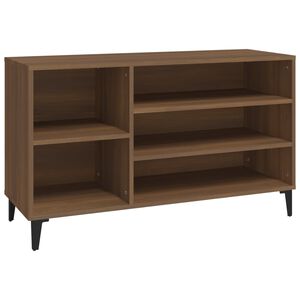 vidaXL Kenk&auml;kaappi ruskea tammi 102x36x60 cm tekninen puu