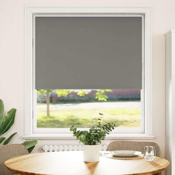 vidaXL Rullaverho Blackout harmaa 90x175 cm Kankaan leveys 85,7 cm