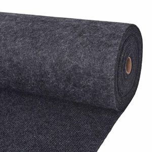 vidaXL Matto Antrasiitti 1,2 x 10 m Polyesteri