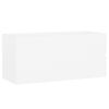 vidaXL Kylpyhuoneen kalustesarja valkoinen lastulevy