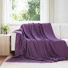 vidaXL Heittoviltti Violetti 270 x 240 cm Fleese