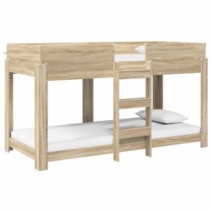 vidaXL Kerross&auml;nky Lapset Sonoman tammi 100 x 200 cm Tekninen puu