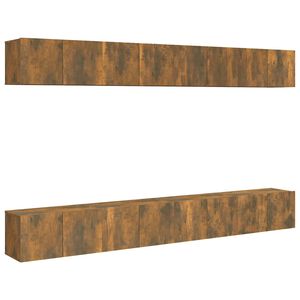 vidaXL TV-tasot 8 kpl savutammi 60x30x30 cm tekninen puu