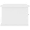 vidaXL Sein&auml;laatikkohylly valkoinen 60x26x18,5 cm tekninen puu