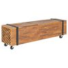 vidaXL TV-taso 110x30x32,5 cm t&auml;ysi tiikki
