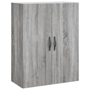 vidaXL Sein&auml;kiinnitett&auml;v&auml; kaappi harm Sonoma 69,5x34x90cm tekninen puu