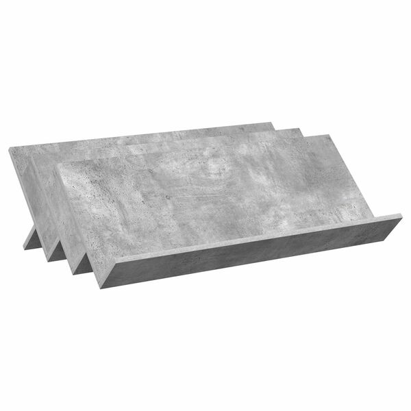vidaXL Lehtiteline Betonin harmaa 90 x 53 x 28,5 cm Tekninen puu
