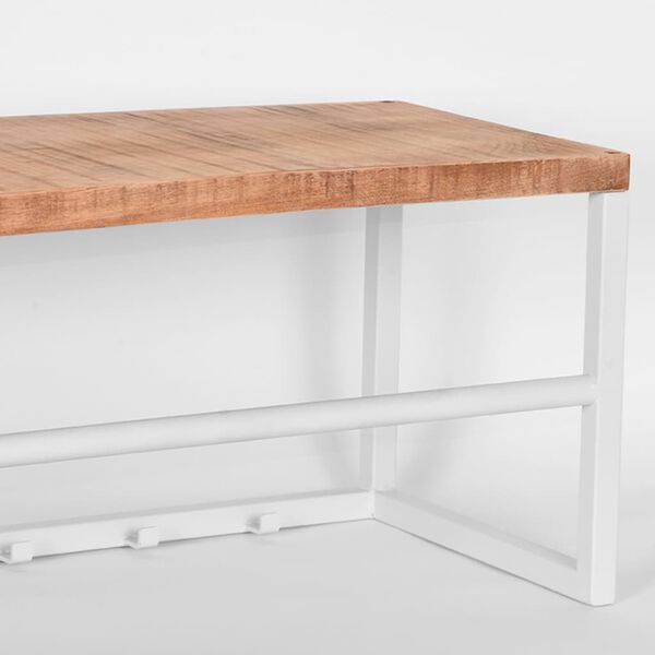 LABEL51 Naulakko Swing 80x30x30 cm puu/valkoinen