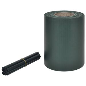 vidaXL Puutarhan yksityisyyden suoja PVC 70x0,19 m vihre&auml;