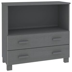 vidaXL Sivup&ouml;yt&auml; HAMAR tummanharmaa 85x35x80 cm t&auml;ysi m&auml;nty