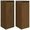 vidaXL Sein&auml;kaapit 2 kpl hunajanruskea 30x30x80 cm t&auml;ysi m&auml;nty