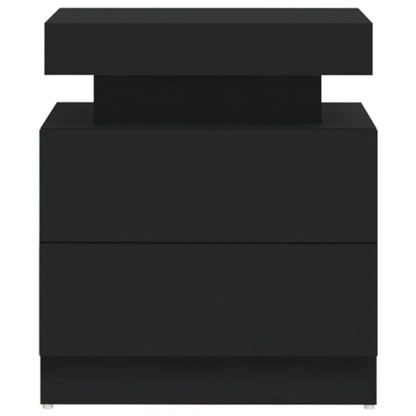 vidaXL Yöpöytä harmaa 45x35x52 cm tekninen puu