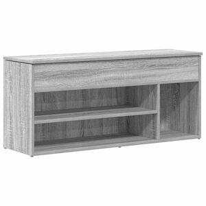 vidaXL Kenk&auml;penkki harmaa Sonoma 102x30,5x45 cm tekninen puu