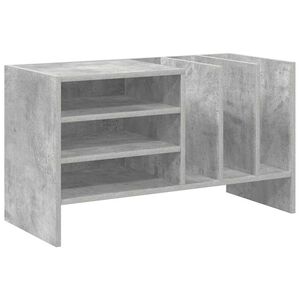 vidaXL Levykaappi Betoni Harmaa 78,5 x 35 x 45 cm Tekninen puu