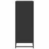 vidaXL Kenkäteline musta 48x38x97,5 cm tekninen puu