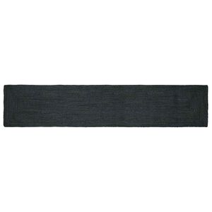 vidaXL Alue Matto Tummanharmaa 80 x 400 cm Juutti