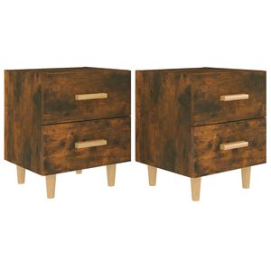 vidaXL Y&ouml;p&ouml;yd&auml;t 2 kpl savutammi 40x35x47,5 cm