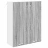 vidaXL Henkarikaappi Harmaa Sonoma 80 x 31 x 100 cm Tekninen puu