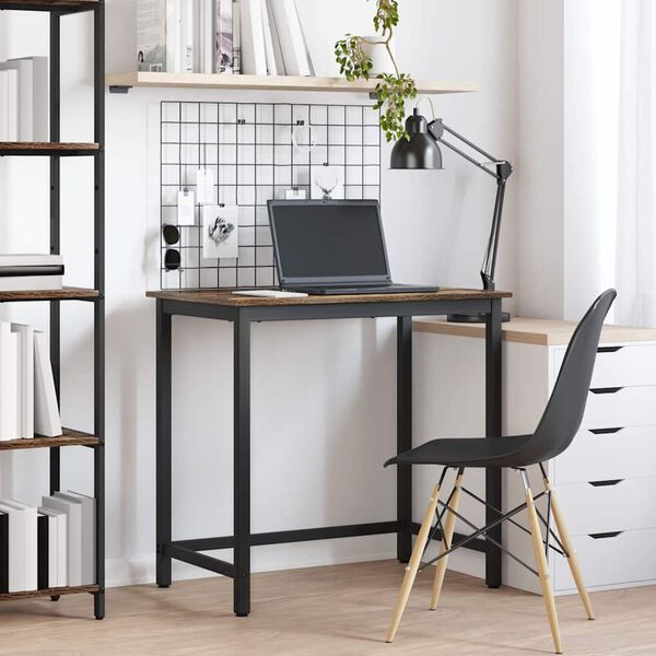 vidaXL P&ouml;yt&auml; Savup&auml;hkin&auml; 100 x 50 x 76,5 cm Kehitetty puu ja ter&auml;s