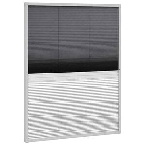vidaXL Laskostettu hy&ouml;nteisverkko ikkunaan 60x80 cm alumiini