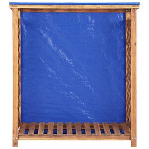 vidaXL Polttopuuvaja 105x38x115 cm t&auml;ysi akaasiapuu