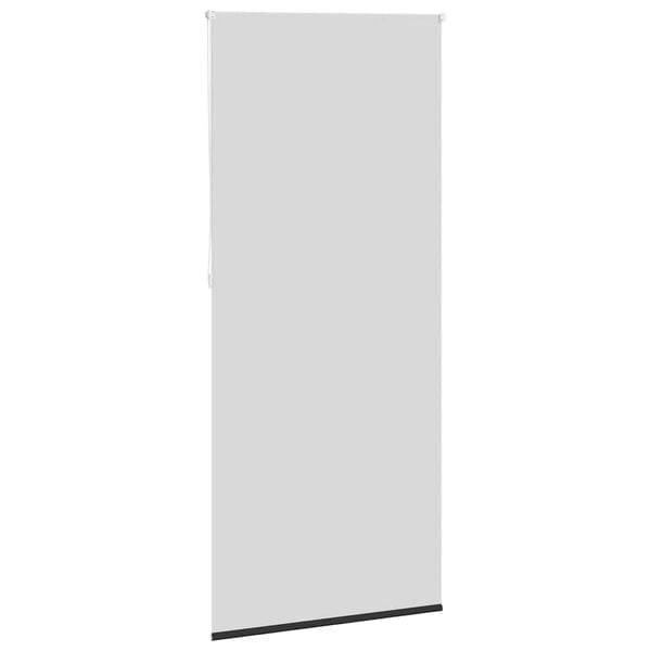 vidaXL Piment&auml;v&auml; rullaverho 124,4x230 cm kangasleveys 120 cm musta