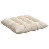 vidaXL Istuintyynyt 4 pcs Beige 40 x 40 x 6 cm Mikrokuitu