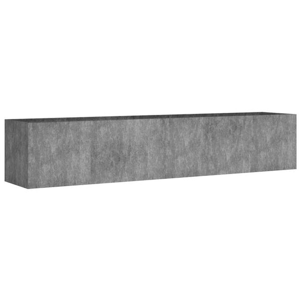 vidaXL Korotettu kukkalaatikko 200x40x40 cm Corten ter&auml;s