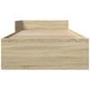 vidaXL S&auml;ngynrunko ilman patjaa Sonoma-tammi 90x200 cm tekninen puu