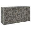 vidaXL Gabion-kivikori kansilla galvanoitu ter&auml;s 200x60x100 cm