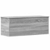 vidaXL S&auml;ilytyslaatikko harmaa Sonoma 90x35x35 cm tekninen puu