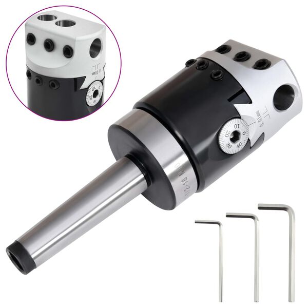 vidaXL 50 mm porap&auml;&auml; MT2-porakaralla sorvijyrsint&auml;&auml;n