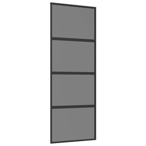 vidaXL Liukuovi 76 x 205 cm Karkaistu lasi ja alumiini