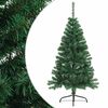 vidaXL Tekojoulukuusen puolikas jalustalla vihre&auml; 150 cm PVC