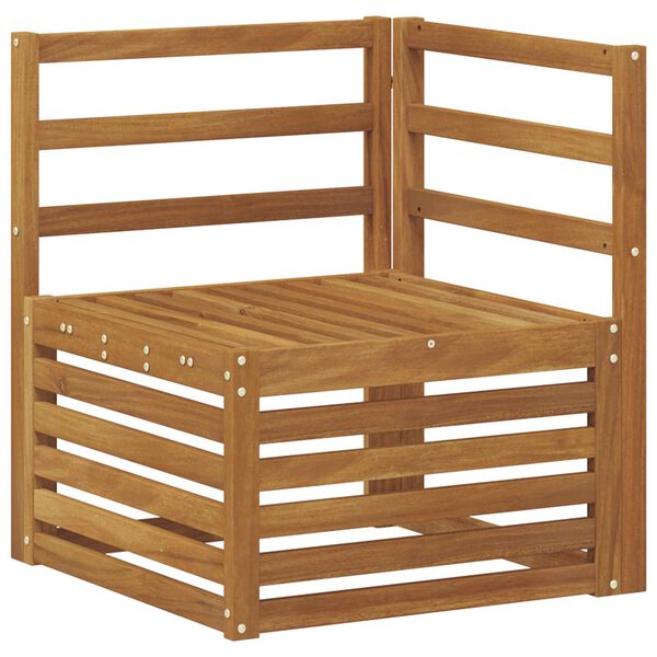 vidaXL Sohvasarjat 8 pcs Luonnollinen Tihe&auml; akasiapuu