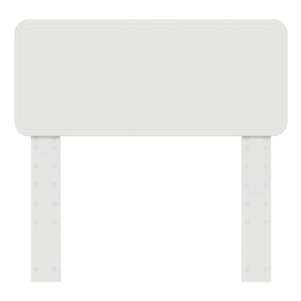 vidaXL Päätylevy päätyllä Valkoinen 75 cm Tekninen puu