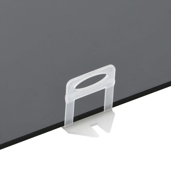 vidaXL Laattojen tasoitusklipsit 250 kpl 1 mm