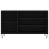 vidaXL Kenk&auml;kaappi musta 102x36x60 cm tekninen puu