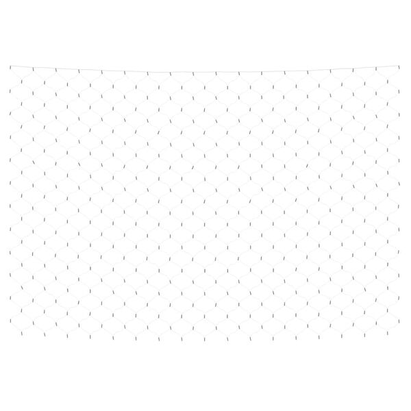 vidaXL Jouluvaloverkko lämmin valk. 3x3 m 306 LED-valoa ulos/sisälle