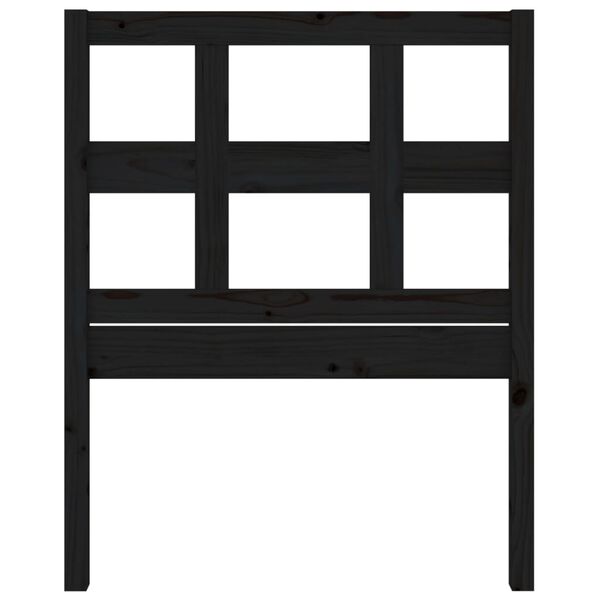 vidaXL S&auml;ngynp&auml;&auml;ty musta 80,5x4x100 cm t&auml;ysi m&auml;nty