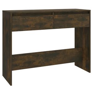vidaXL Konsolip&ouml;yt&auml; savutammi 100x35x76,5 cm tekninen puu