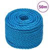vidaXL Ty&ouml;k&ouml;ysi Sininen 24 mm 50 m polypropeeni