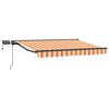 vidaXL Manuaalinen markiisin runko LED-valoilla 3,5 x 2,5 m