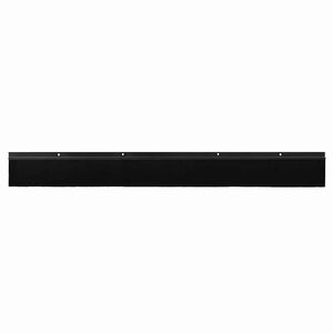 vidaXL Kierteellinen oven harjasulku 6 pcs Musta 100 cm Alumiiniseos